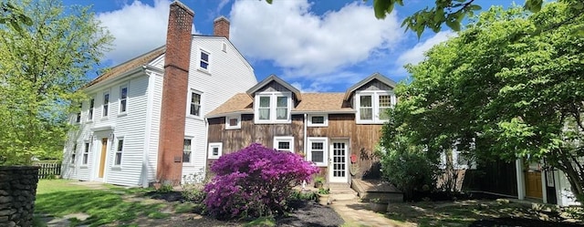 5 Putnam Hill Rd, Sutton, MA 01590 - rear view of property featuring a chimney