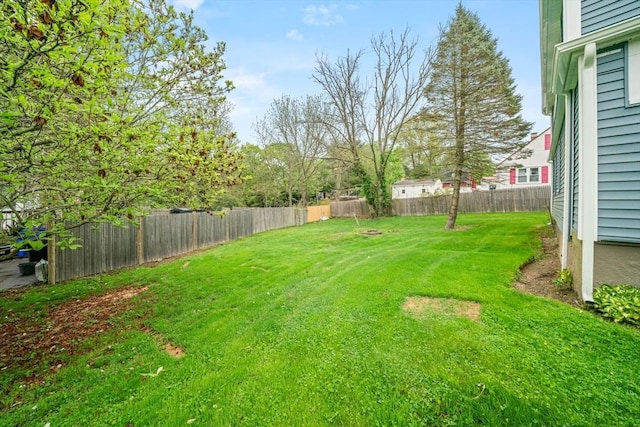 view of yard