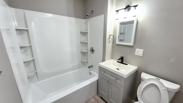 97-99 Blaisdell St Unit 2, Haverhill, MA 01832 - full bath featuring vanity, shower / tub combination, and wood finished floors