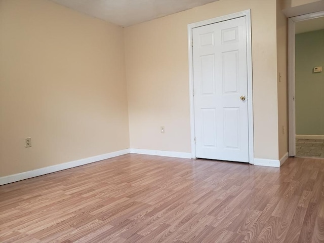 interior space featuring light wood-type flooring