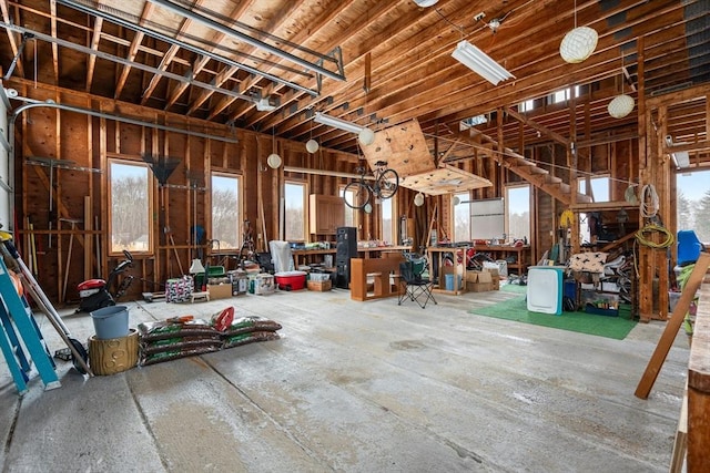 miscellaneous room featuring a garage