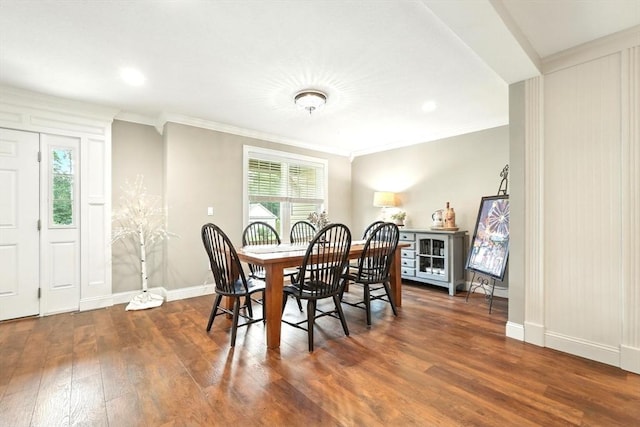 21 Carla Ln, Wilbraham, MA 01095 - dining room with ornamental molding, wood finished floors, and recessed lighting