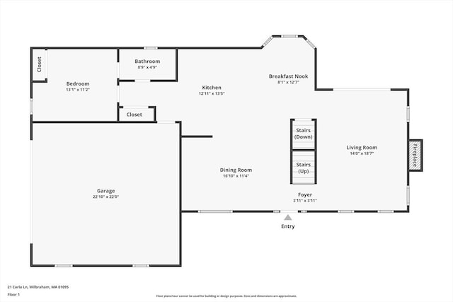 21 Carla Ln, Wilbraham, MA 01095 - view of home floor plan