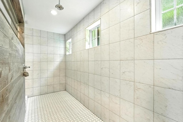 21 Carla Ln, Wilbraham, MA 01095 - full bathroom with healthy amount of natural light and a tile shower