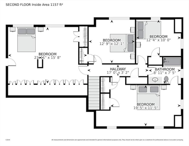 9 Horseshoe Rd, Chelmsford, MA 01824 - view of floor plan / room layout