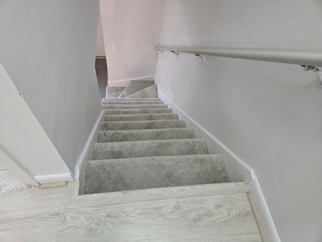 stairs with carpet