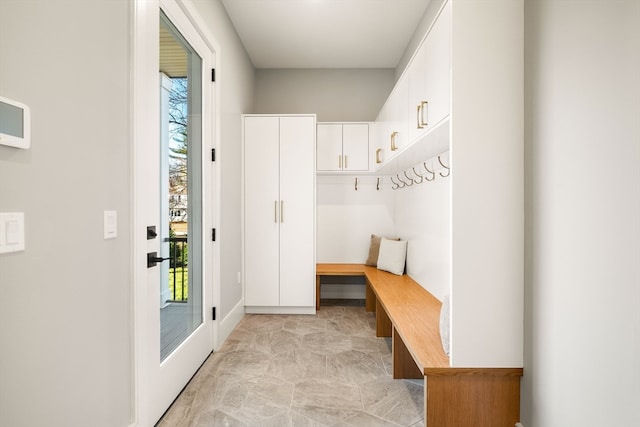 view of mudroom