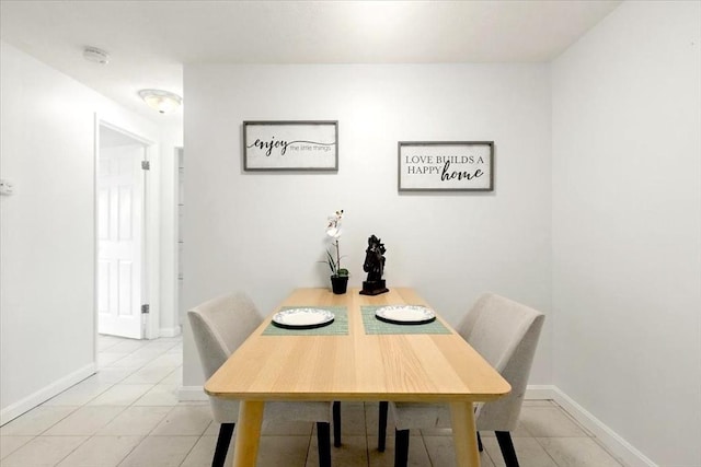 215 Winter St Unit 5R, Weymouth, MA 02188 - dining room with light tile patterned floors
