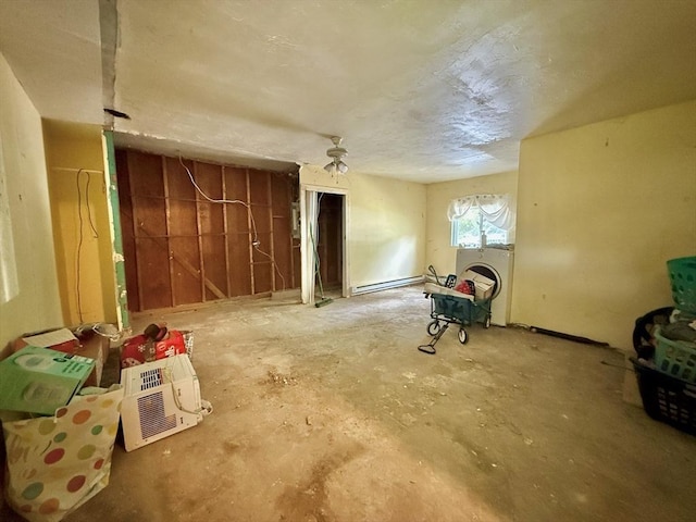 46 Barry Rd, Worcester, MA 01609 - below grade area with a baseboard radiator