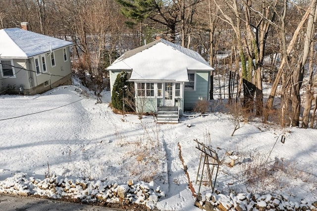 view of ranch-style home