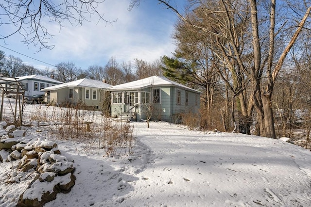 view of front of home