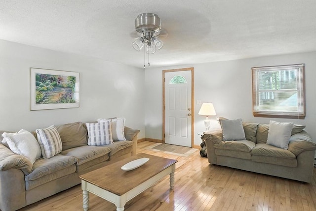 6 Hillcrest Dr, Hopkinton, MA 01748 - living area with light wood-style flooring and a ceiling fan