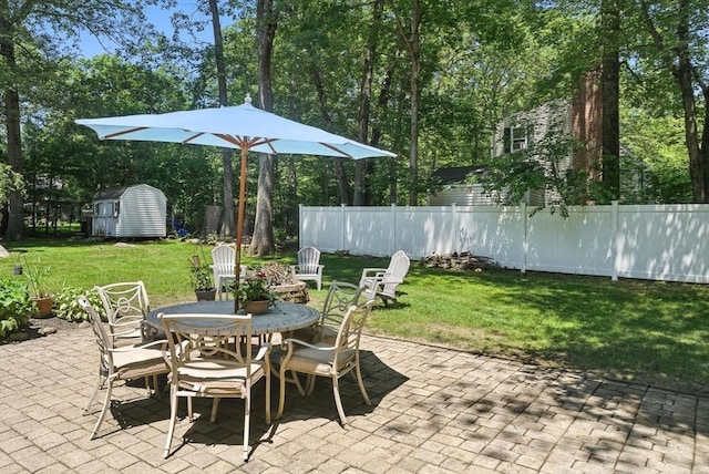 6 Hillcrest Dr, Hopkinton, MA 01748 - view of patio with a storage unit and outdoor dining area