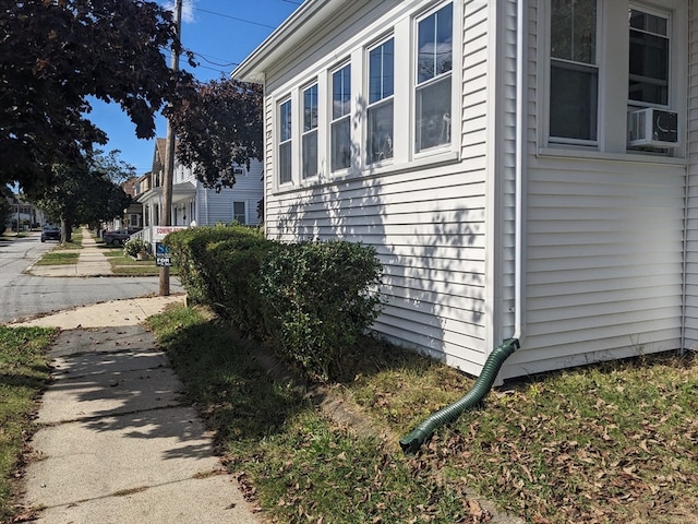 view of property exterior featuring cooling unit