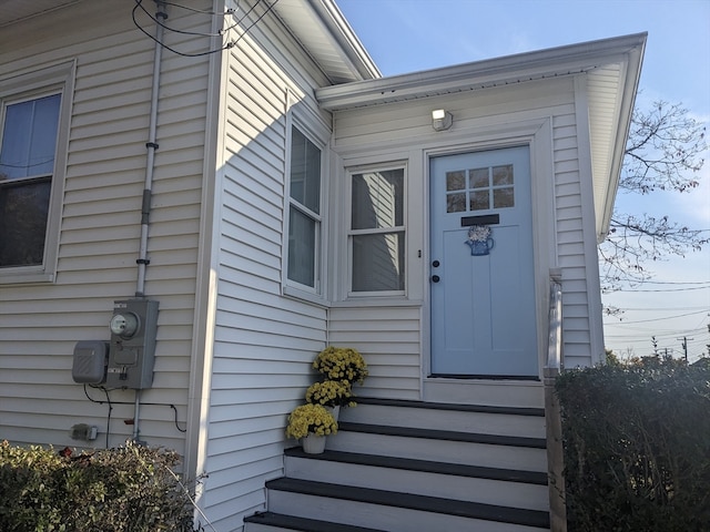 view of entrance to property