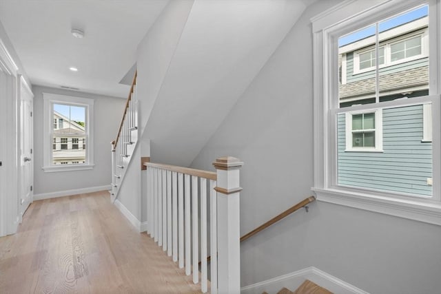 73 Knoll St Unit 73, Boston, MA 02131 - stairs featuring wood finished floors and recessed lighting