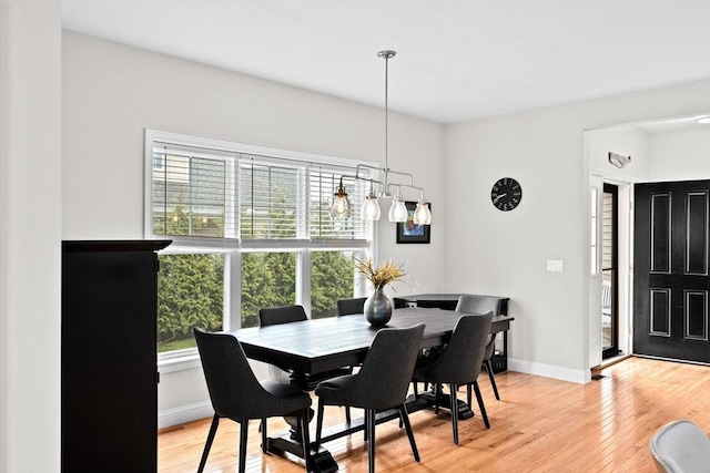 54 Sunflower Way, Plymouth, MA 02360 - dining room with light wood-type flooring and baseboards