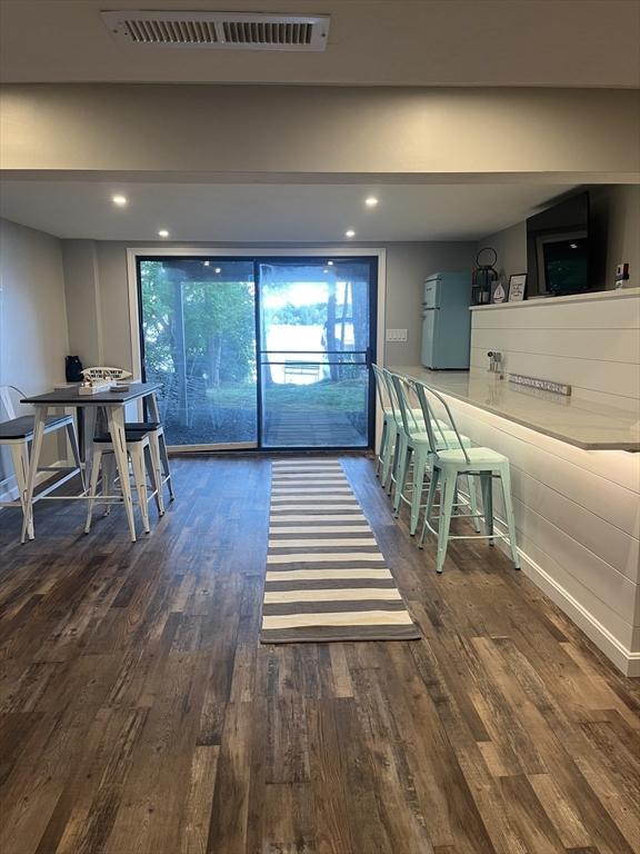 233 Hoopdole Rd, Mashpee, MA 02649 - dining area featuring wood finished floors and recessed lighting