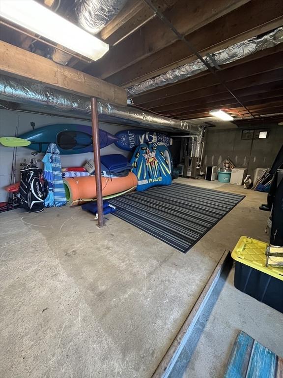 233 Hoopdole Rd, Mashpee, MA 02649 - view of unfinished basement