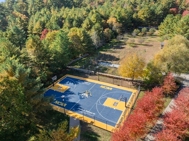 view of sport court