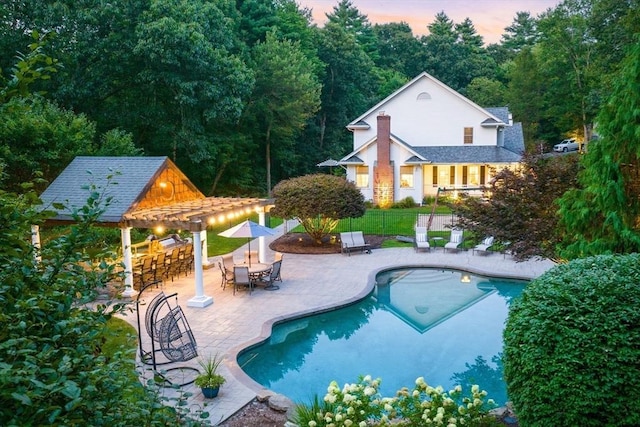 261 E St, Foxboro, MA 02035 - swimming pool with a patio
