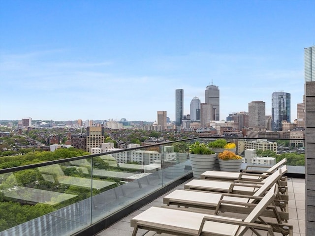 100 Shawmut Ave Unit 709, Boston, MA 02118 - balcony with a view of skyline