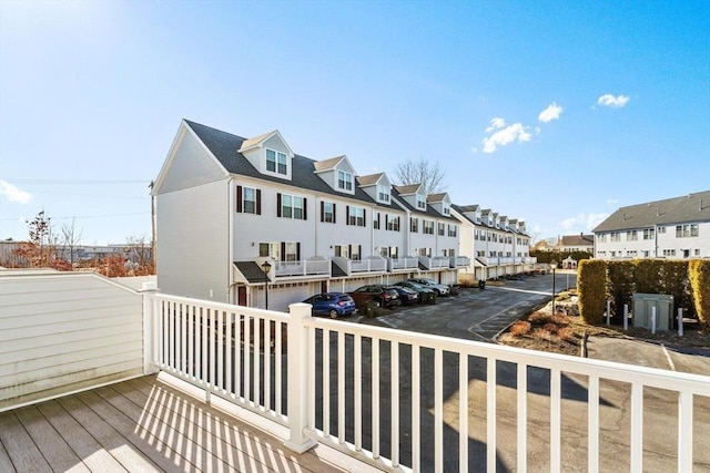 exterior space with a residential view