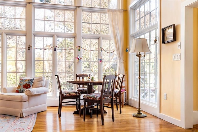 sunroom with french doors and a wealth of natural light