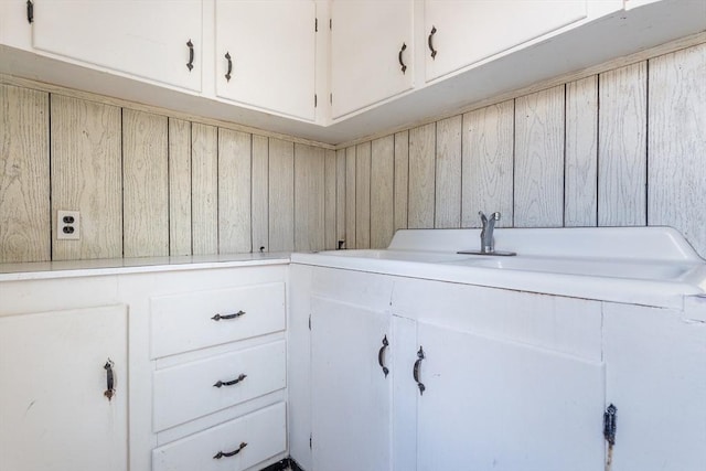 view of clothes washing area