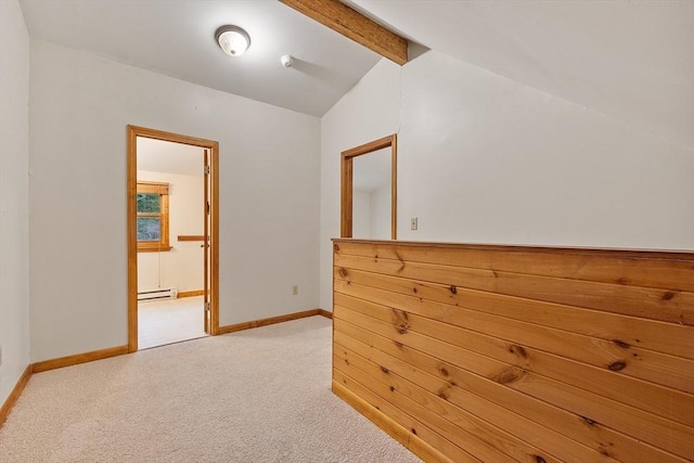 10 Worcester Rd, Townsend, MA 01469 - hallway with baseboard heating, carpet floors, and baseboards