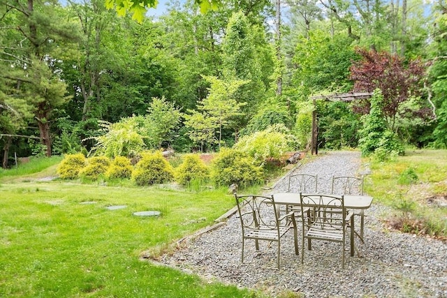 10 Worcester Rd, Townsend, MA 01469 - view of grassy yard with a patio