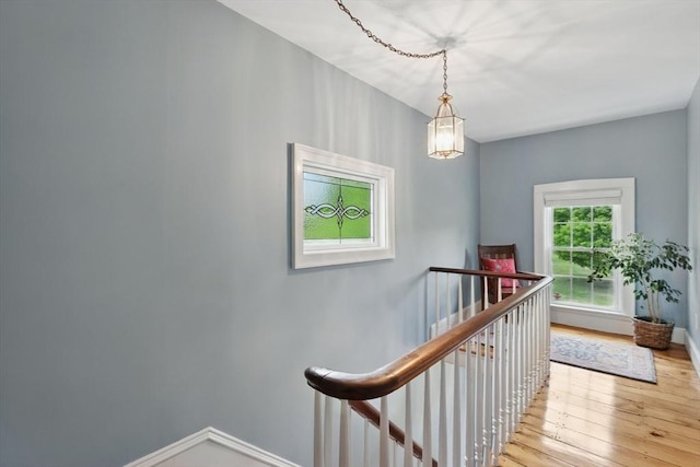 39 Cook Rd, Southampton, MA 01073 - staircase with wood-type flooring and baseboards