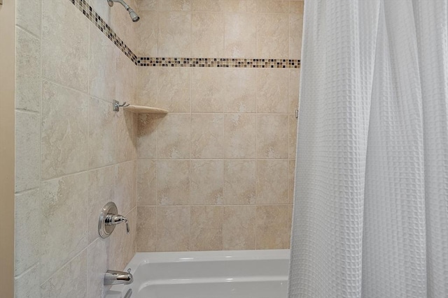 134 Reed Farm Rd, Boxborough, MA 01719 - bathroom featuring shower / tub combo with curtain