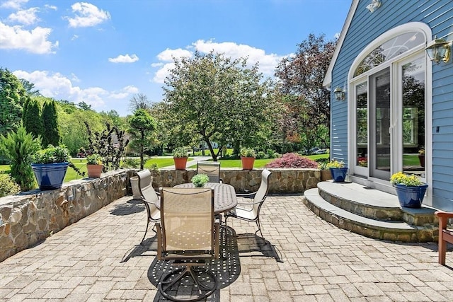 134 Reed Farm Rd, Boxborough, MA 01719 - view of patio / terrace featuring outdoor dining space