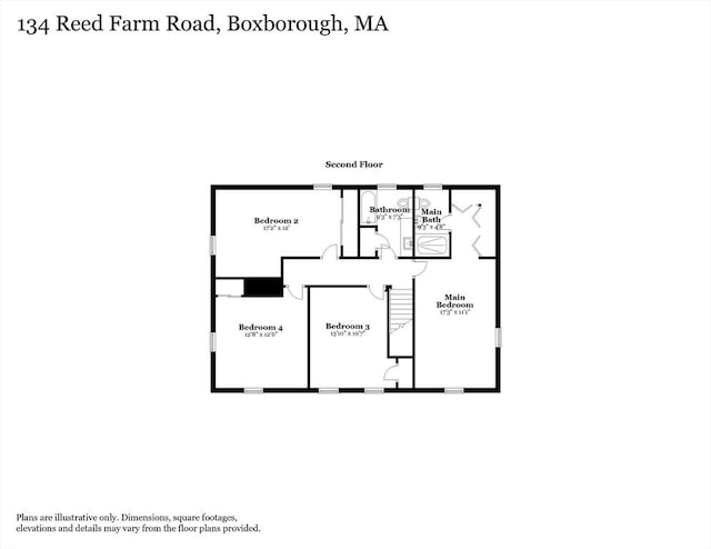 134 Reed Farm Rd, Boxborough, MA 01719 - floor plan / room layout
