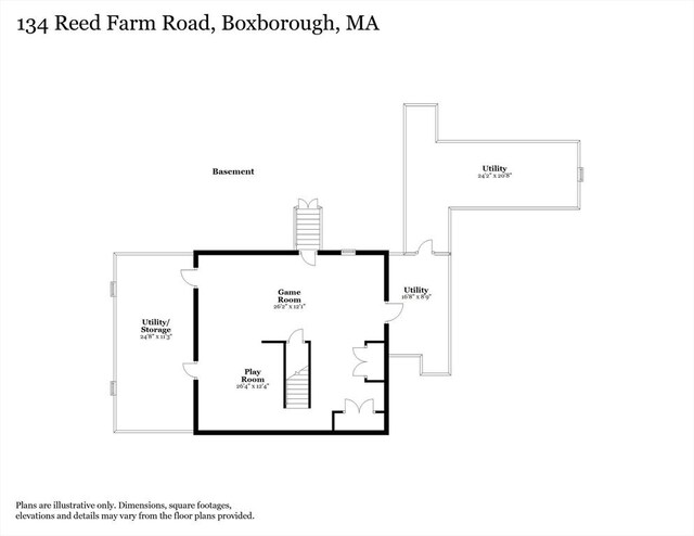 134 Reed Farm Rd, Boxborough, MA 01719 - floor plan / room layout