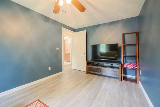421 Gray Ter, Dighton, MA 02764 - living room with wood finished floors and ceiling fan