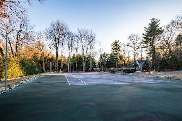 view of sport court