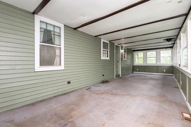 378 Linebrook Rd, Ipswich, MA 01938 - view of unfurnished sunroom