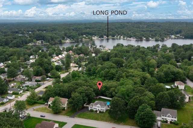 100 Overlook Ter, Dracut, MA 01826 - drone / aerial view of a forest and a large body of water