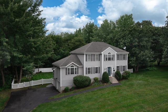 100 Overlook Ter, Dracut, MA 01826 - colonial inspired home featuring a shingled roof