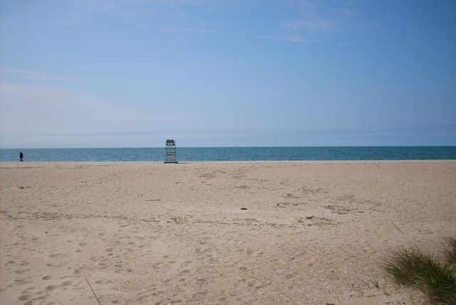 property view of water with a view of the beach