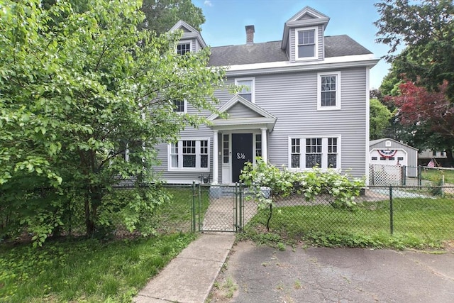 8-1/2 Bush St, Westfield, MA 01085 - view of front of property featuring a gate