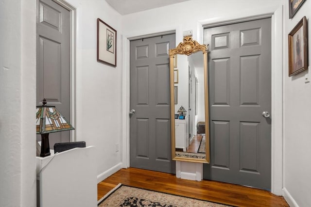 80 Messinger St, Boston, MA 02126 - entrance foyer with wood finished floors and baseboards