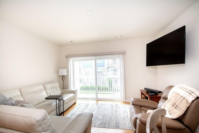 120 University Ave Unit 2202, Westwood, MA 02090 - living room with wood finished floors