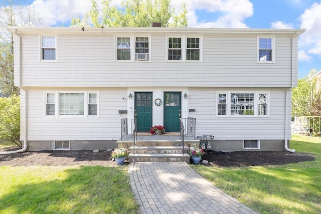11-13 Turner Ter, Newton, MA 02460 - colonial inspired home with a chimney and a front yard