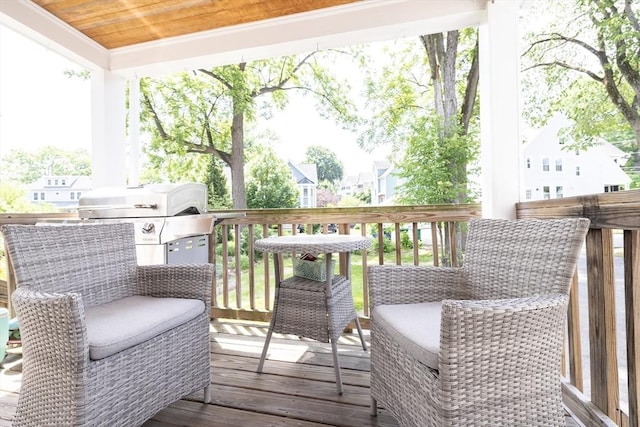 11-13 Turner Ter, Newton, MA 02460 - deck with area for grilling
