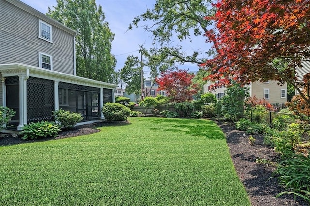 2 Andover St Unit A, Salem, MA 01970 - view of yard with a sunroom