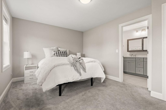 30 Oak Meadow Pl Unit 30, Bridgewater, MA 02324 - bedroom with light carpet and ensuite bathroom