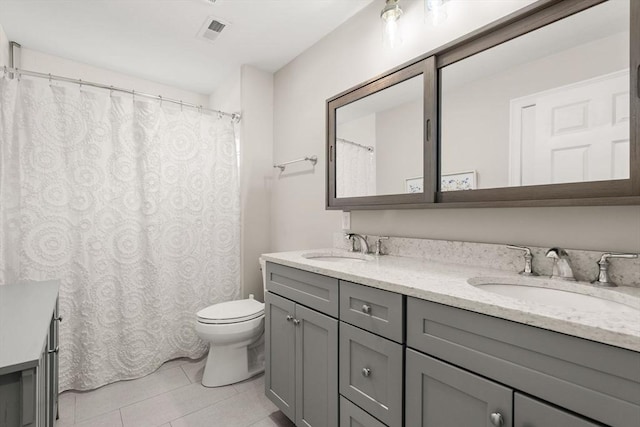 30 Oak Meadow Pl Unit 30, Bridgewater, MA 02324 - bathroom featuring double vanity and tile patterned flooring